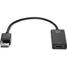 HP DisplayPort to HDMI 1.4 Adapter | HP DisplayPort to HDMI 1.4 Adapter. Connector 1: DisplayPort,