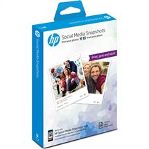 HP Photo Paper | HP Social Media Snapshots Removable Sticky 25 sht/10 x 13 cm photo