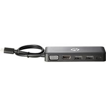 HP Interface Hubs | HP USB-C Travel HUB USB 3.2 Gen 1 (3.1 Gen 1) Type-C Black