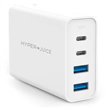 HYPER HJGAN100 mobile device charger Laptop, Smartphone, Tablet White