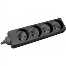 Hypertec 808541-HY power extension 1.5 m 4 AC outlet(s) Indoor Black