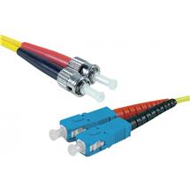 Hypertec 392315-HY fibre optic cable 10 m OS2 SC ST Yellow