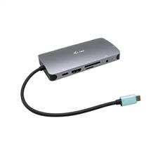 Silver | itec Metal USBC Travel Nano Dock HDMI/VGA with LAN + Power Delivery