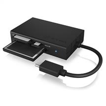 ICY BOX IB-CR401-C3 card reader Black USB 3.2 Gen 1 (3.1 Gen 1) Type-C