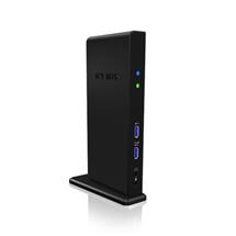 ICY BOX IBDK2241AC, Wired, USB 3.2 Gen 1 (3.1 Gen 1) TypeA, 3.5 mm,