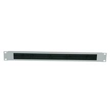 Intellinet 19" Cable Entry Panel, 1U, with Brush Insert, Grey