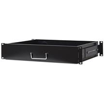 Intellinet  | Intellinet 19" Drawer Shelf, 2U, Shelf Depth 350mm, Max 30kg, Black,