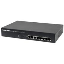 Intellinet 8Port Fast Ethernet PoE+ Switch, 4 x PoE IEEE 802.3at/af