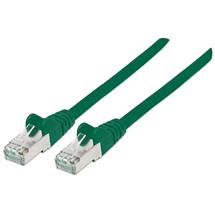 Intellinet Network Patch Cable, Cat5e, 15m, Green, CCA, SF/UTP, PVC,