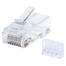 Intellinet Wire Connectors | Intellinet RJ45 Modular Plugs, Cat6, UTP, 3prong, for solid wire, 15 µ