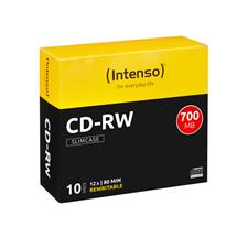 Intenso CD-RW 700MB / 80min, 12x 10 pc(s) | Quzo UK