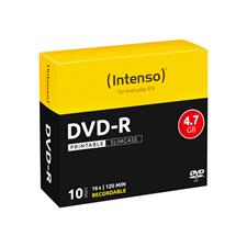 Intenso DVD-R 4.7GB, Printable, 16x 10 pc(s) | Quzo UK