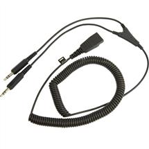 Audio Cables | Jabra PC cord - QD to 2x3_5mm | In Stock | Quzo