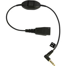 Jabra Cables | Jabra LINK Mobile QD to 3_5mm, w. Answer Button | In Stock