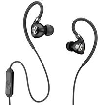 JLab Fit 2.0 Sport Wired Headphones In-ear Sports Black