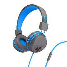 Blue, Graphite | JLab JBuddies Kids Headphones - Grey/Blue | In Stock