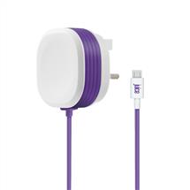 Purple, White | Juice JUIMAINSMICRO2.1A mobile device charger Smartphone, Tablet