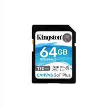 Kingston Canvas Go! Plus | Kingston Technology 64GB SDXC Canvas Go Plus 170R C10 UHS-I U3 V30