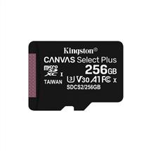Kingston Canvas Select Plus | Kingston Technology 256GB micSDXC Canvas Select Plus 100R A1 C10 Card