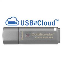 Kingston Technology DataTraveler Locker+ G3 64GB USB flash drive USB