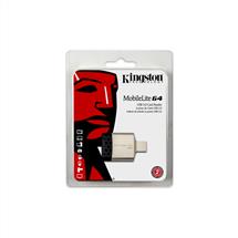 Kingston Technology MobileLite G4 card reader Black, Gray USB 3.2 Gen