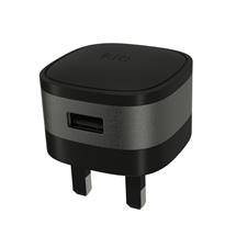 Kit USBMCMETSG mobile device charger Indoor Black, Silver