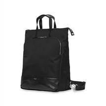 Knomo Harewood backpack Nylon Black/Silver | Quzo UK
