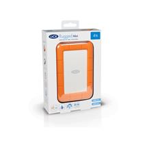 Orange, Silver | LaCie Rugged Mini. HDD capacity: 2 TB. USB version: 3.2 Gen 1 (3.1 Gen