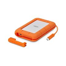 LaCie Rugged Thunderbolt USBC external hard drive 5000 GB Orange,
