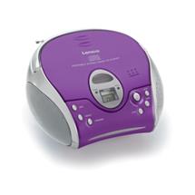 Lenco SCD-24 Portable CD player Purple, Silver | Quzo UK