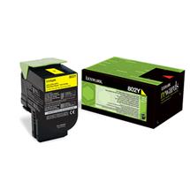 Lexmark 802Y. Colour toner page yield: 1000 pages, Printing colours: