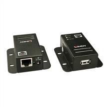 Kvm Extenders | Lindy 50m USB 2.0 Cat.6 Extender | In Stock | Quzo UK