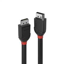 Displayport Cables | Lindy 0.5m DisplayPort 1.2 Cable, Black Line | In Stock