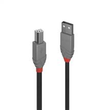 Lindy USB Cable | Lindy 10m USB 2.0 Type A to B Cable, Anthra Line | In Stock