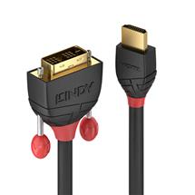 Lindy 2m HDMI to DVI Cable, Black Line | In Stock | Quzo UK