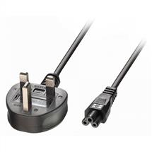 Lindy 3m UK 3 Pin to C5 Mains Cable, lead free | In Stock