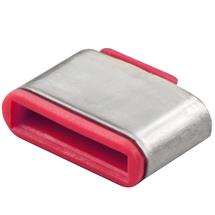 Lindy USB Type C Port Blockers, pink, 10pcs. Compatible ports/slots: