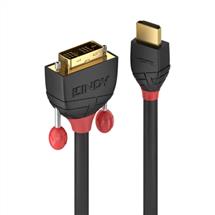 Lindy 1m HDMI to DVI Cable, Black Line | In Stock | Quzo UK