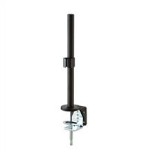 Lindy Flat Panel Mount Accessories | Lindy 400mm Pole with Desk Clamp, Black | Quzo UK