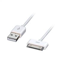 Lindy 31351 mobile phone cable White USB A Apple 30-pin 1 m