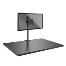 Lindy Flat Panel Desk Mounts | Lindy Single Display Short Bracket w/ Pole & Desk Clamp, Screws, 8 kg,