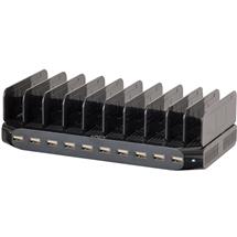 Lindy Mobile Device Chargers | Lindy 96W 10 Port USB Charging Station, Freestanding, Plastic, Black,