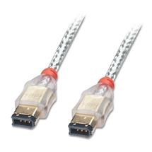 Firewire Cables | Lindy 15m Firewire 400 Transparent | Quzo