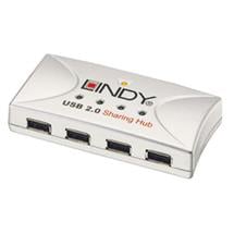Lindy Interface Hubs | Lindy USB 2.0 4 Port Sharing Hub | Quzo