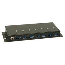 Lindy Interface Hubs | Lindy USB 3.0 7 Port 5000 Mbit/s Black | In Stock | Quzo