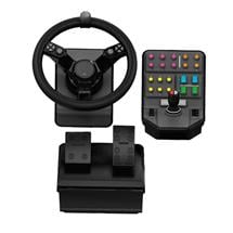 PC Steering Wheel | Logitech G G Heavy Equipment Bundle Farm Sim Controller Black USB