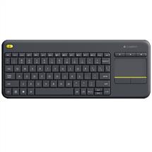 Logitech Wireless Touch K400 Plus keyboard RF Wireless Hebrew Black