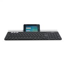 Gray, White | Logitech K780 MultiDevice Wireless Keyboard, Fullsize (100%),