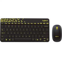 Keyboards & Mice | Logitech MK240 NANO keyboard RF Wireless Hebrew Black, Yellow