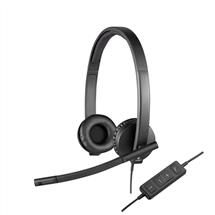 Headsets | Logitech USB Headset H570e Stereo. Product type: Headset. Connectivity